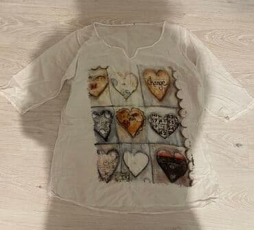 crop top c a: 7Arrows, XL (EU 42), L (EU 40), Sa ilustracijom, bоја - Bela — 2