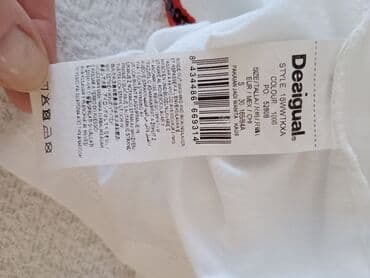 patike sa platformom: Desigual, S (EU 36), Cotton, color - White — 6
