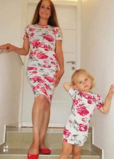 haljina 10: Haljine za mame i devojcice - rade se u velicinama od 1 do 12, i za — 25