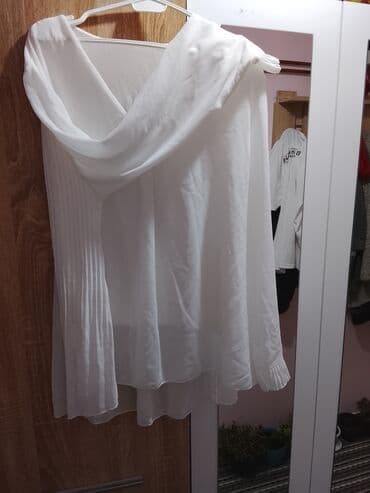 Women's Clothing: XL, Single-colored, color - White — 2