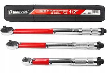 mikron metalno: MAR-POL moment ključ 1/2" - Profesionalni moment ključ sa račnom i — 1