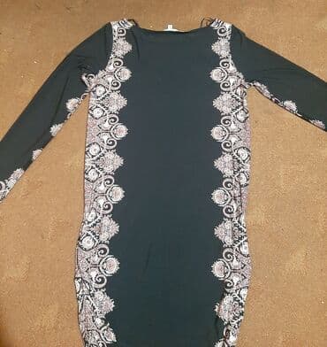 haljine sa kaisem: L (EU 40), color - Black, Cocktail, Long sleeves — 14
