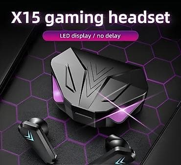 erikson t: X15 Gaming Bluetooth Slušalice ✅ Novo ✅ Bluetooth 5.3 ✅ LED Gaming — 5