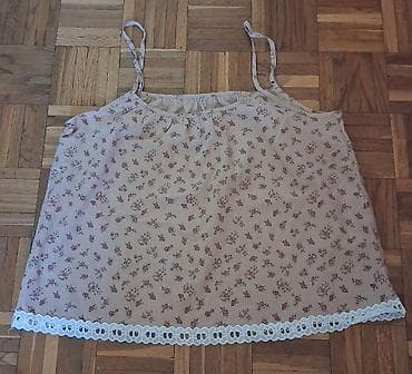 platforme cipele: Ženski kućni set od tri dela – kimono, top i pantalone - Materijal — 4
