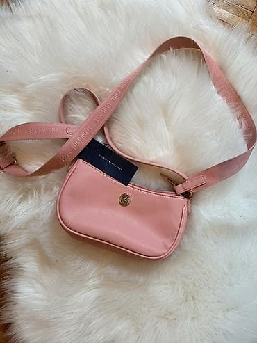 tory burch torba: Tommy Hilfiger torbica preko ramena – pastelno roze - Kompaktna — 2