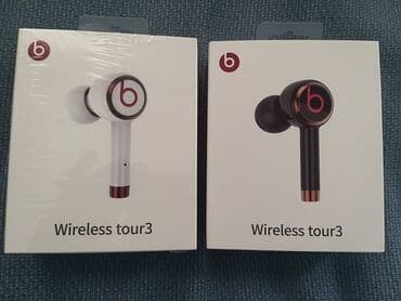 wireless rikverc kamera: Beats Wireless Tour3 Bezicne Bluetooth Slusalice Bele i Crne Odlican — 1
