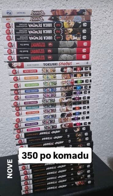 golovi za fudbal: Kolekcija različitih manga serijala dostupnih za kupovinu. U ponudi su — 1