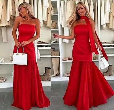 Elegantna večernja haljina sa šalom – više boja - Model: duga, bez