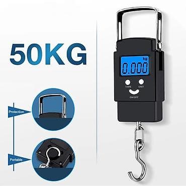 aparat za čokoladu: Vaga digitalna do 50kg kvalitetna Radi na 2 AAA 1,5V baterije koje idu — 1