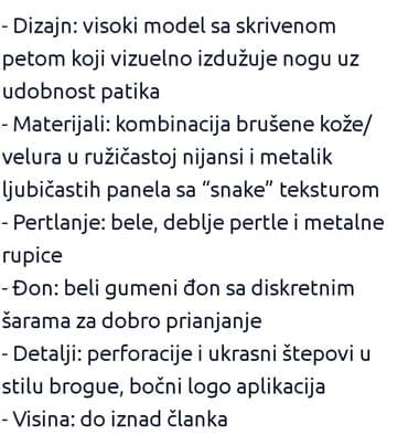 Ženska obuća: 38 — 14