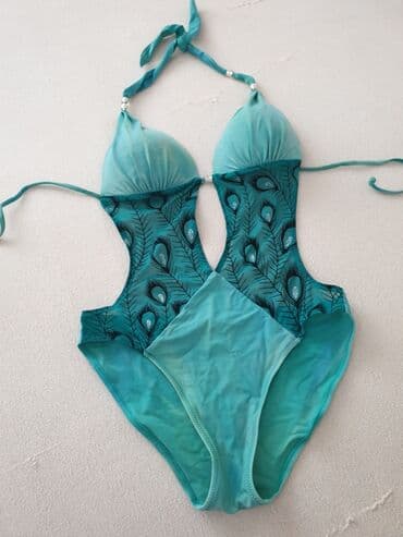 push up kupaći kostimi: S (EU 36), Single-colored, color - Turquoise — 3