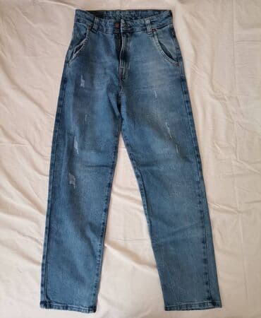 Ženska obuća: Farmerke S. Kao nove, super stoje. Piše da je veličina 27, ja mislim — 5