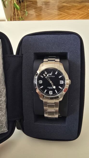 Nakit: Nautica muški analogni ručni sat - Kućište i narukvica od nerđajućeg — 2