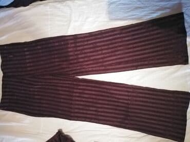 komplet sorc i sako: L, Pliš, Prugasti, bоја - Bordo — 3