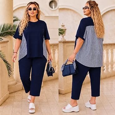 reserved kompleti: 06. MODA ZA PUNIJE DAME 🤍💙 Lep kroj, udoban materijal i mnogo — 4