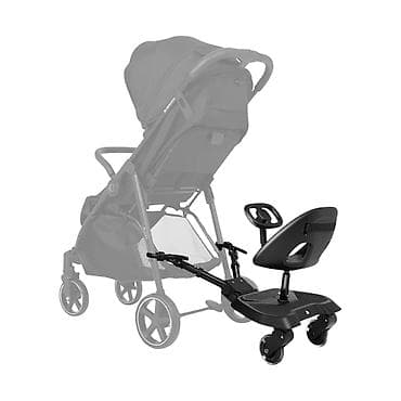 crne lakovane cipele zenske: KIKKA BOO univerzalni dodatak za kolica za drugo dete – ALLY XL, black — 8