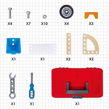 metalni tockovi: Hape automobil na šrafljenje – šifra proizvoda: 00 - Uzrast: 3+ — 1