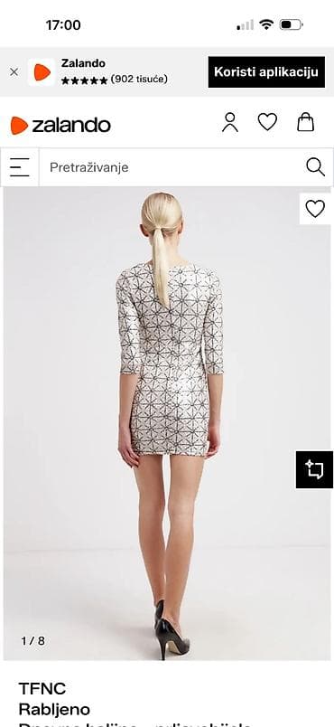 Kućna odeća: TFNC London ženstvena svečana haljinica, XS veličine — 2