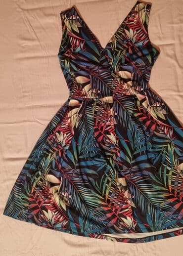 haljine sečene ispod grudi: Dolce & Gabbana XS (EU 34), color - Light blue, Cocktail, Without sleeves — 5