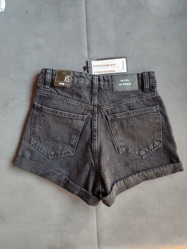 pantalone versace: XS (EU 34), Teksas, bоја - Crna, Jednobojni — 2