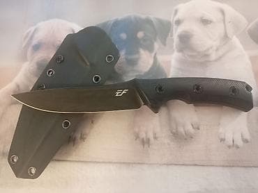 Fiksni nož Eafengrow EF125 - Oštrica: drop-point profil, fabrički