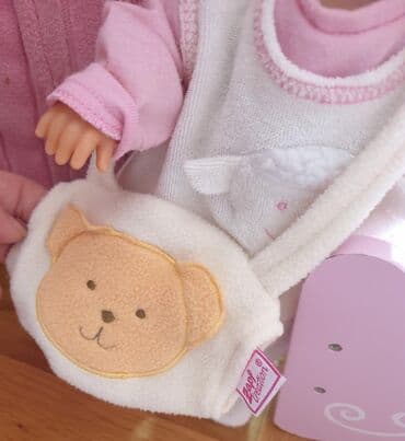 ZAPF baby born - torbica muf za ruke. Odeca za lutku bebu