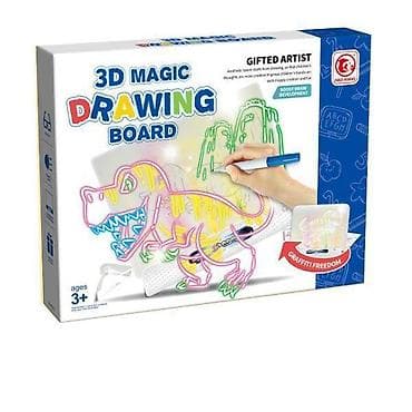 tablet za crtanje za decu: Magična 3D tabla + 6 boja Opis proizvoda: - Šifra proizvoda — 1