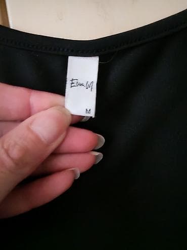 Haljine: Crna haljina – Elan M, veličina M - Klasična crna mini/kolenasta — 2