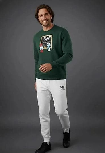 patike original: Muški duks sa printom – kolekcija sa Štrumpfovima Oni 5300 - Model — 6