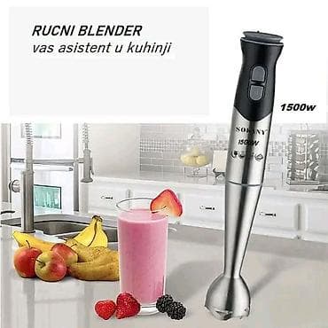 Ručni blender – vaš asistent u kuhinji - Snaga: 1500 W - Metalno telo