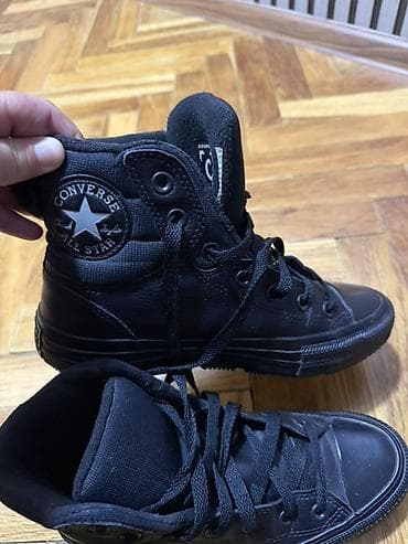 cipele za ples: Converse Chuck Taylor All Star – visoke patike, potpuno crne - Model — 1