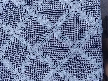 Kitchenware: Veliki heklani stoljnjak Dimenzije: dužina 150 cm, širina 90 cm — 4