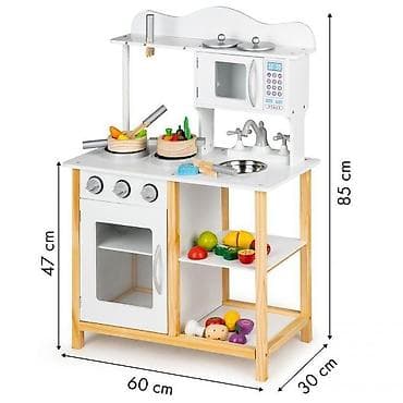 kupujemprodajem decije kuhinje: Drvena kuhinja za decu sa dodacima – ECO TOYS Šifra proizvoda — 3