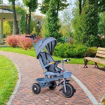 home decor nis: ECOTOYS 2u1 tricikl sa rotirajućim sedištem i sklopivom tendom – Blue — 1
