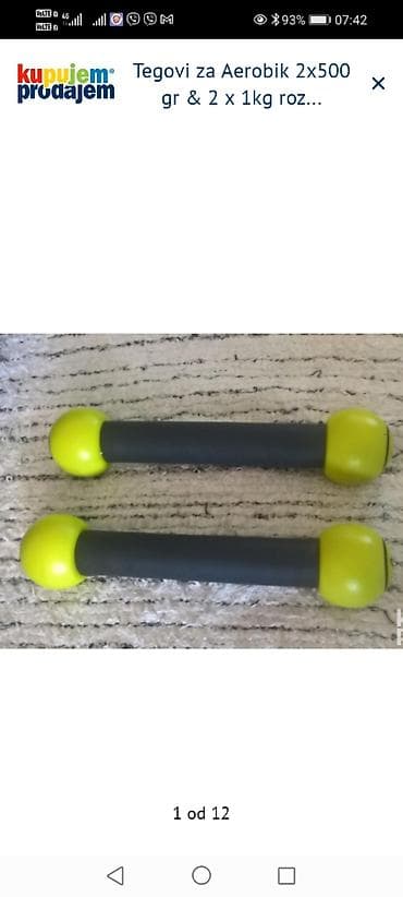 Tegovi za aerobik – setovi - Zumba sticks (par): specijalni