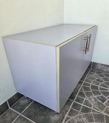 ormari forma ideale cene: 2 Siva dvokrilna ormana sa policama - Materijal: pločasti materijal — 7