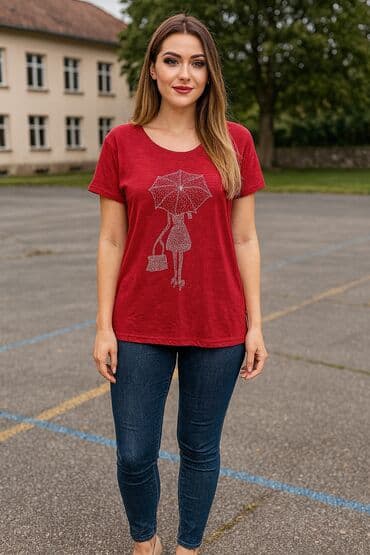 L, Viskoza, bоја - Crvena — 1