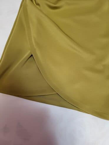 dugacke haljine svecane: Color - Khaki, Other sleeves — 3