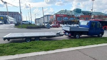zvjezdano nebo u autu: Šlep automobila. Vršim prevoz vozila šlep prikolicom sa ravnom — 4