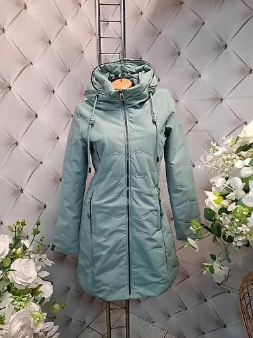 bpc jakne: Ženska zimska jakna sa kapuljačom - Duži kroj do sredine butine — 2