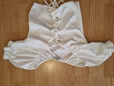 svecane haljine i kompleti za punije osobe: Aclima S (EU 36), color - White, Short sleeves — 2