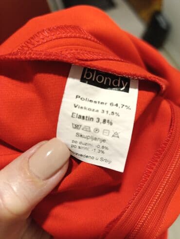 3 decembar duks: S (EU 36), color - Red, Evening, Other sleeves — 5