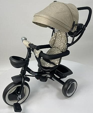 Kids' bicycles: Dečiji tricikl sa ručkom za roditelja i tendom 431 - — 4