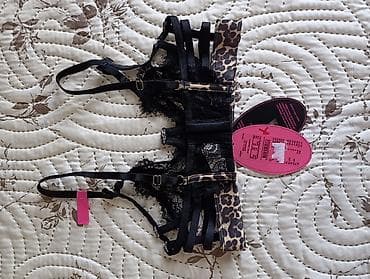 mona aksesoari zenski: Grudnjak s leopard printom i čipkom – Hunkemöller, linija Private — 2