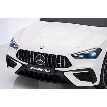 luksuzni donji ves: Mercedes‑Benz AMG CLE 53 – dečiji automobil na akumulator, beli Šifra — 6