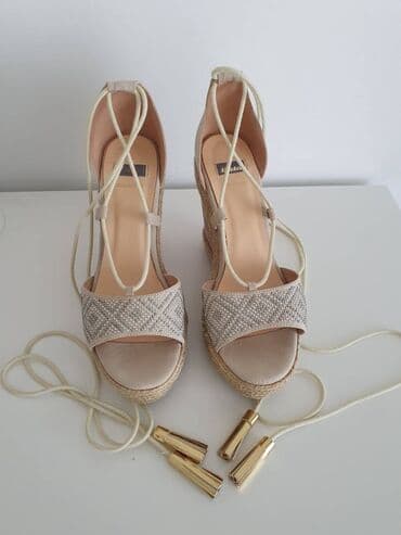 espadrile sa platformom: Sandale, Bata, 38 — 2