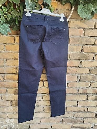 step helanke: Teget ženske farmerke ESMARA - Model: Slim Fit, High Waist (visok — 3