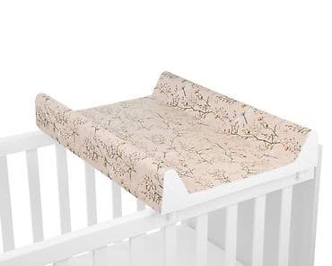 komode za šminkanje: KikkaBoo Tvrda podloga za povijanje 80x50 cm – Secret Garden Beige — 4
