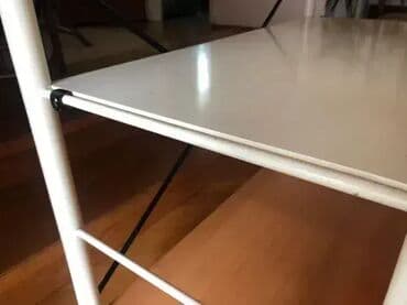 polica iznad mikrotalasne: *** AKCIJA *** 0150 IKEA Police; Dimenzije: Gabariti AxBxH=87x43x82cm; — 3