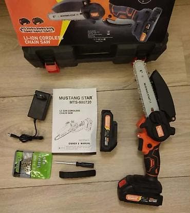 drveni mac: Aku Testera MUSTANG STAR 2 Baterije Model MTS-980720 Mini — 1